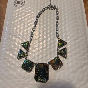 Green Shimmer Necklace